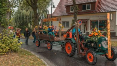 Heidefest in Schönow - nach dem Umzug folgt die Party