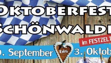 Oktoberfest Schönwalde - 4 Tage Party, Rummel, Familienprogramm