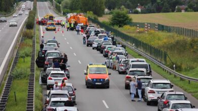 Bernau: Unfall auf der BAB 11 forderte 7 verletzte Personen