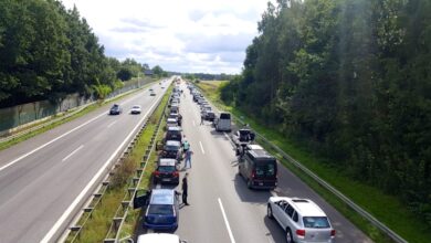 Schwerer Verkehrsunfall A11 AS Bernau-Nord - AS Bernau-Süd
