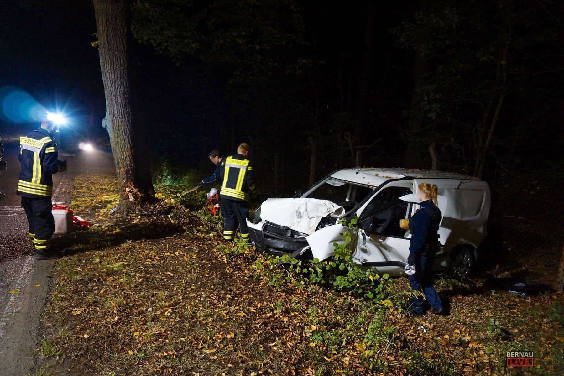 Junge Frau verliert bei Verkehrsunfall in Bernau ihr Leben