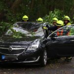 "Xavier" 400 Einsätze in Barnim - knapp 100 der Feuerwehr Bernau 19 Sturmtief „Xavier“ fegte über unsere Region - Zahlreiche Schäden
