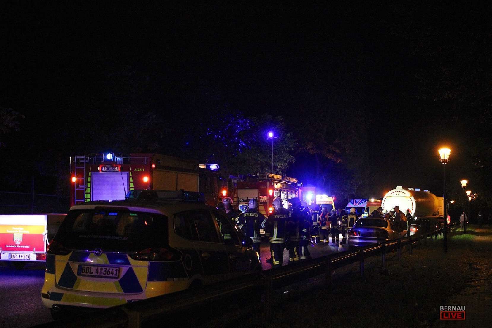 Blumberg: PKW schleudert in Tanklastzug - 2 Menschen starben