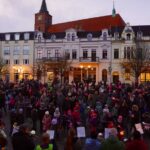 Martinsumzug der Kita Angergang durch Bernau 47 Wunderschön: Martinsumzug und Martinsspiel in Bernau bei Berlin