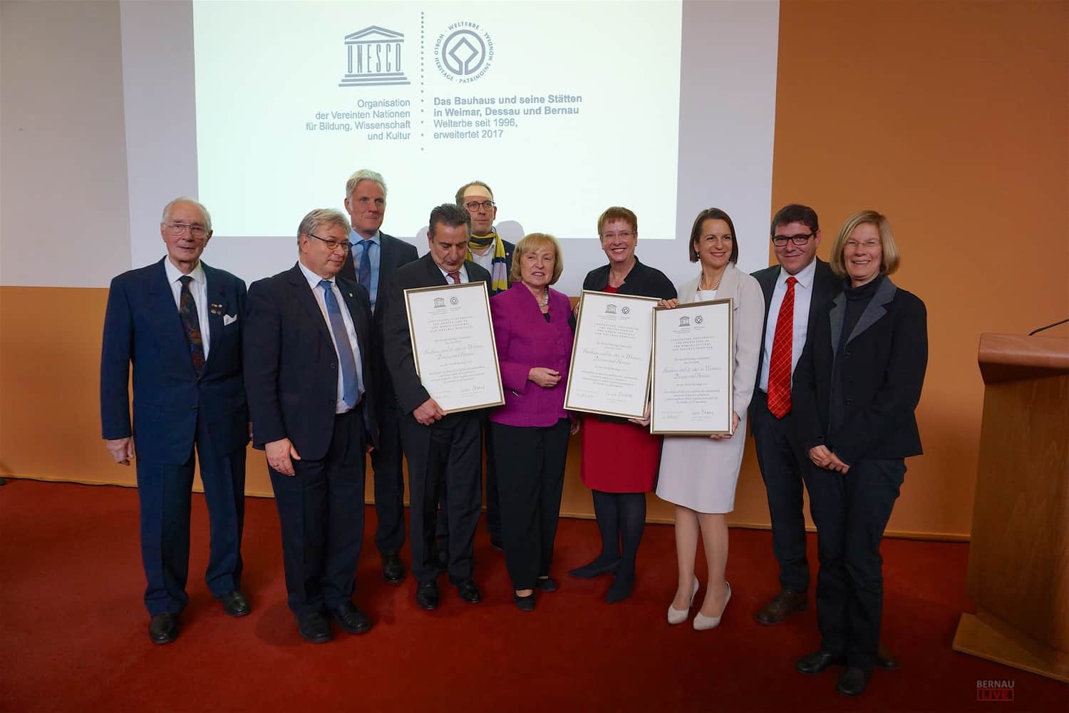 Bernau: FESTAKT zur Erweiterung der UNESCO-Welterbestätte Bauhaus