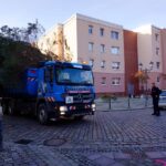 Bernau: Weihnachtsbaum im Doppelpack und Mega Logistik 11 Bernau LIVE