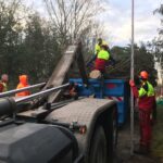Bernau: Weihnachtsbaum im Doppelpack und Mega Logistik 47 Bernau LIVE