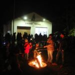 Martinsumzug der Kita Angergang durch Bernau 56 Laternenumzug in Ladeburg - Lichter, Stockbrot und Musik