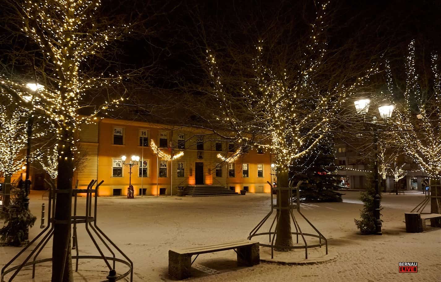 In Bernau und Drumherum schneit es - Vorsicht auf den Straßen
