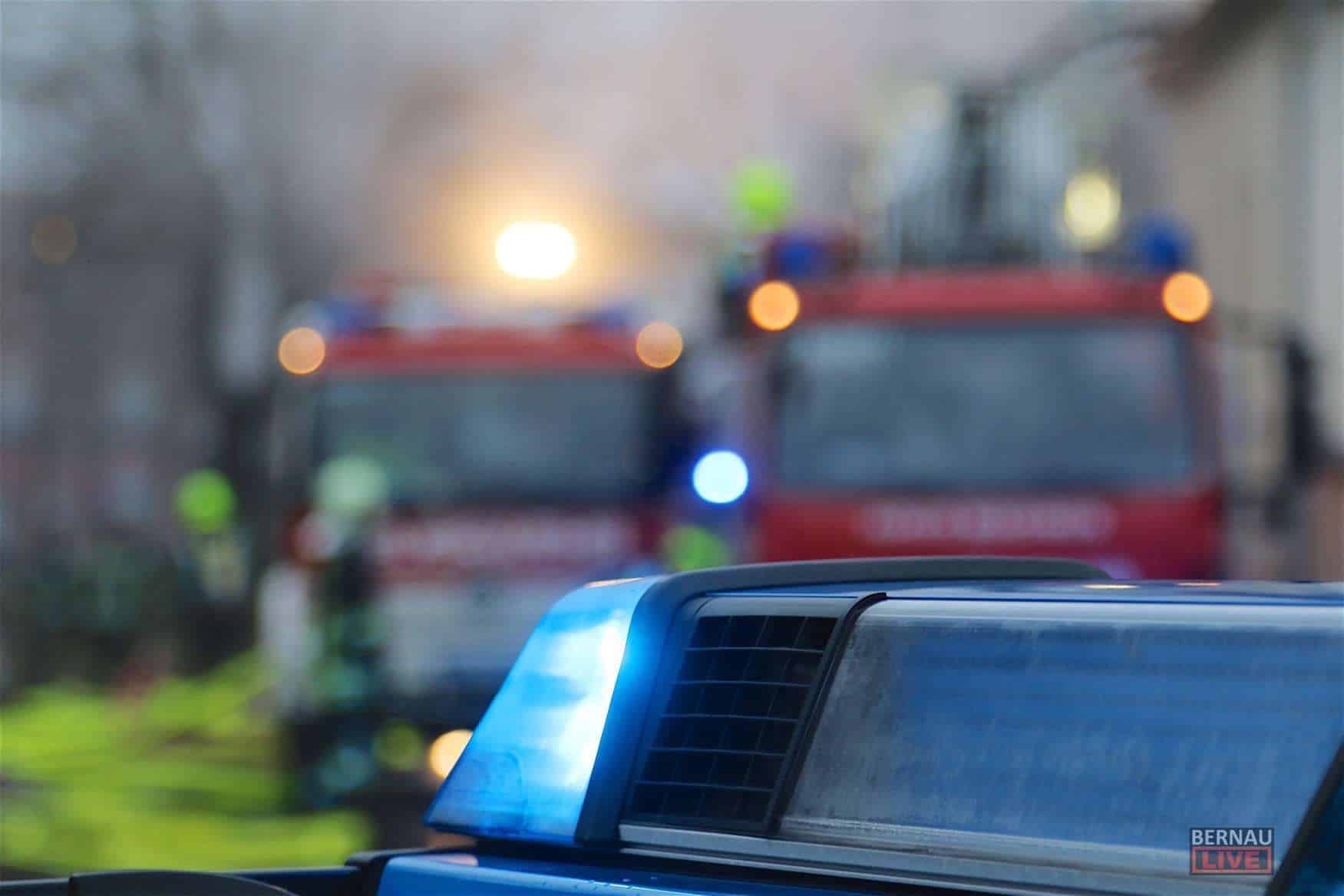 Bernau - Barnim: Tödlicher Unfall, Gebäudebrand und weitere Polizeimeldungen