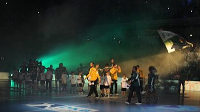 Handball: Jungbären aus Bernau zum "Einlauf" der Füchse Berlin