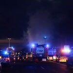 Feuerwehr-Großeinsatz auf der A10 am Dreieck Barnim 8 Bernau LIVE