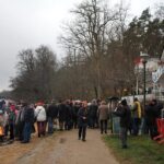 Advents-Eisbaden im Obersee in Lanke bei 3.3 Grad Wassertemperatur 3 Bernau LIVE