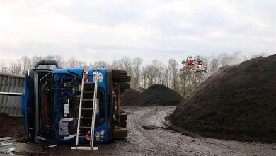 Barnim: Schwerer LKW - Arbeitsunfall in Mehrow-Trappenfelde