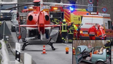Schwerer Verkehrsunfall am heutigen Morgen in Bernau