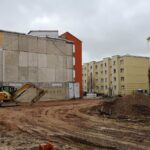 Rathausneubau in Bernau bei Berlin nimmt langsam Gestalt an 13 Rathausneubau in Bernau: Auch im Winter wird gearbeitet