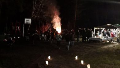 Der Ortsteil Bernau - Waldfrieden lud zum Winterlagerfeuer ein