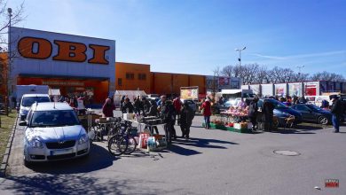 Flohmarkt - Saisonauftakt in Bernau - viel war (noch) nicht los