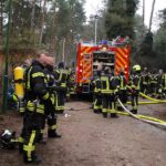 Hausbrand in Klosterfelde - Feuerwehren seit 7 Stunden im Einsatz 5 Bernau LIVE