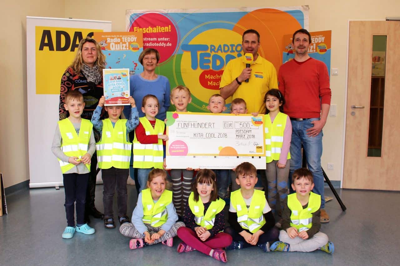 Radio Teddy - Glückwunsch: 500 Euro für das „Kinderhauses Fantasia“ in Panketal