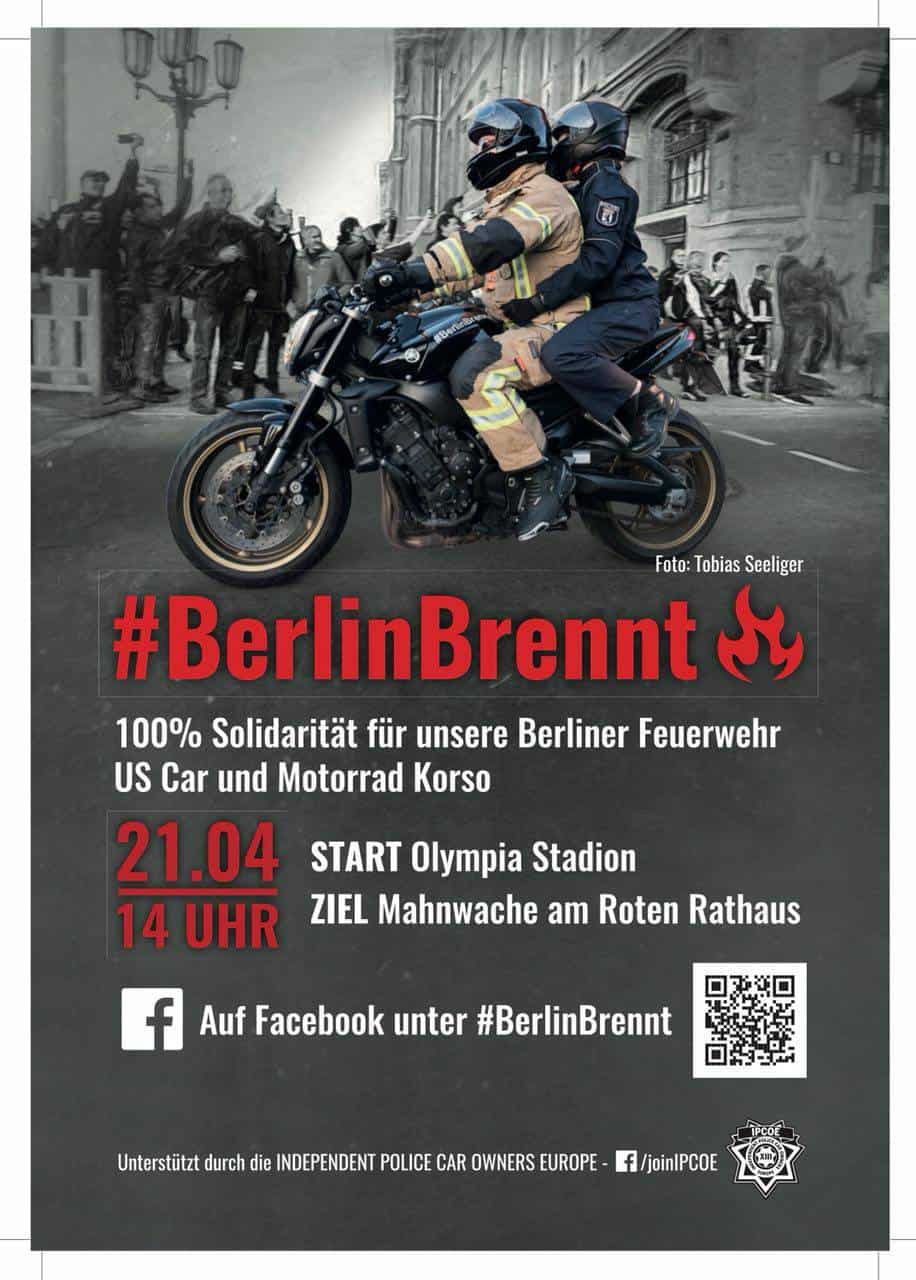 Bernau : #BerlinBrennt- Bernauer organisieren Korso durch Berlin - Sei dabei!