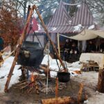 Schneegestöber und Lagerfeuer bei Spilwut - Kloster Chorin teils gesperrt 21 Bernau LIVE