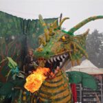 Schneegestöber und Lagerfeuer bei Spilwut - Kloster Chorin teils gesperrt 14 Bernau LIVE