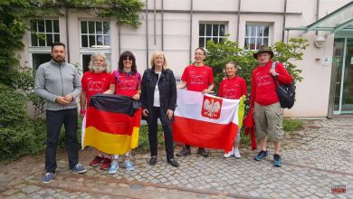 Silke Stutzke startete ihren 220 km Lauf von Wandlitz nach Polen
