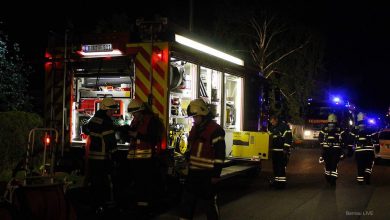 Schwanebeck: Nächtlicher Großeinsatz der Panketaler Feuerwehren