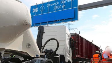 Verkehrsinfo: LKW-Auffahrunfall A10 kurz vorm Dreieck Barnim - Stau