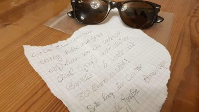 Bernau: Verlorene Sonnenbrille mit Happy End und ohne Finderlohn