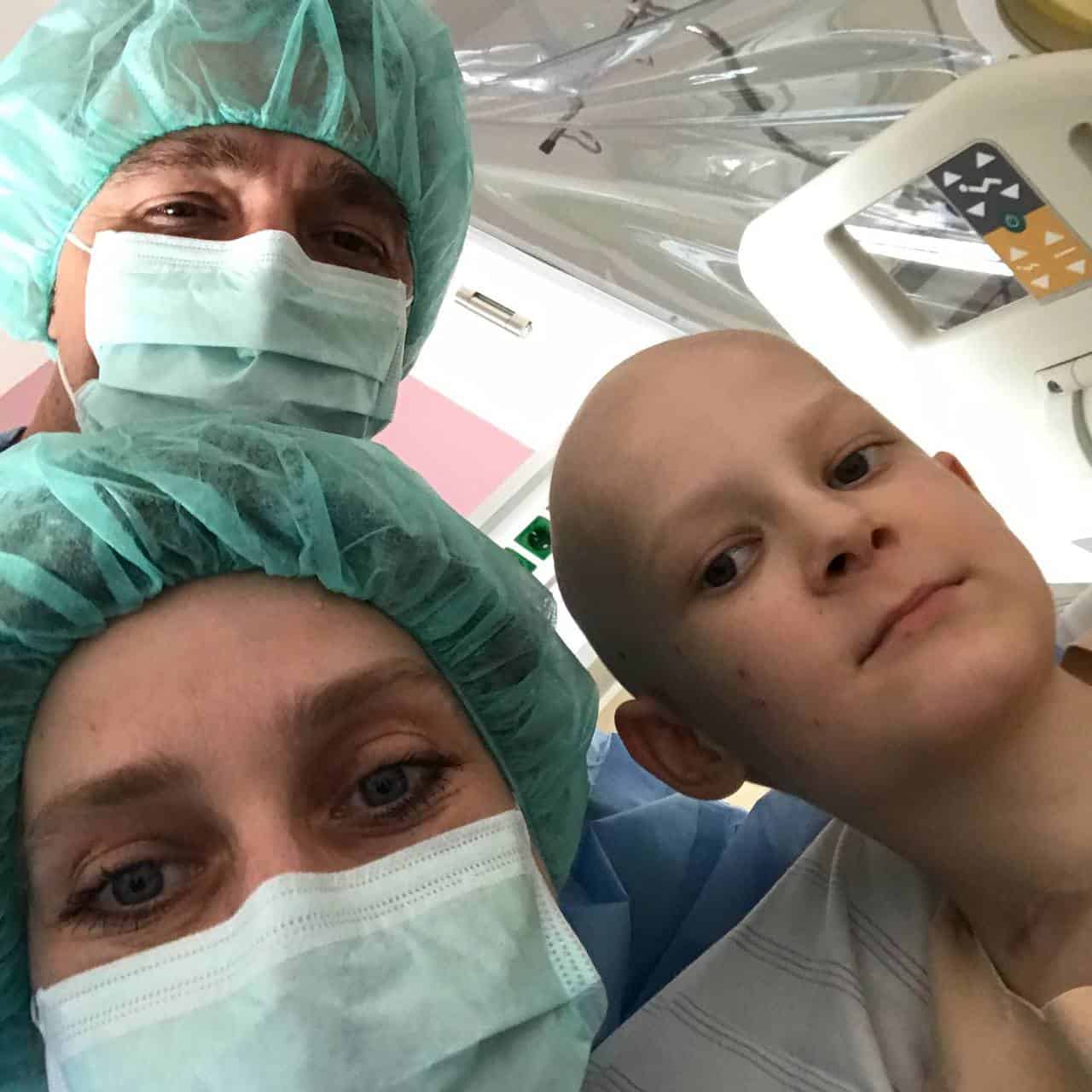 Oskar aus Panketal erhielt heute seine Stammzelltransplantation