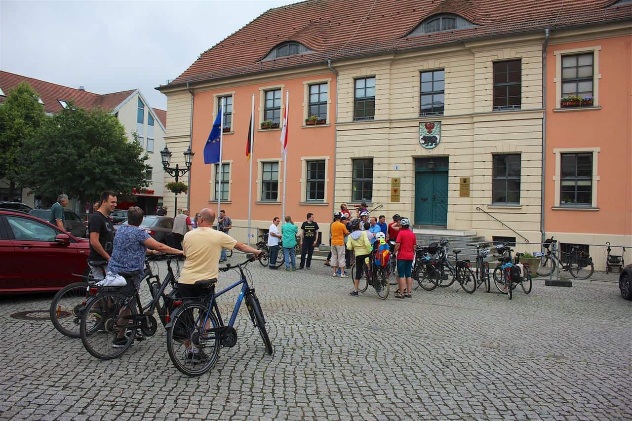 Fahrraddemos in Bernau und Biesenthal zum Tag des Fahrrades