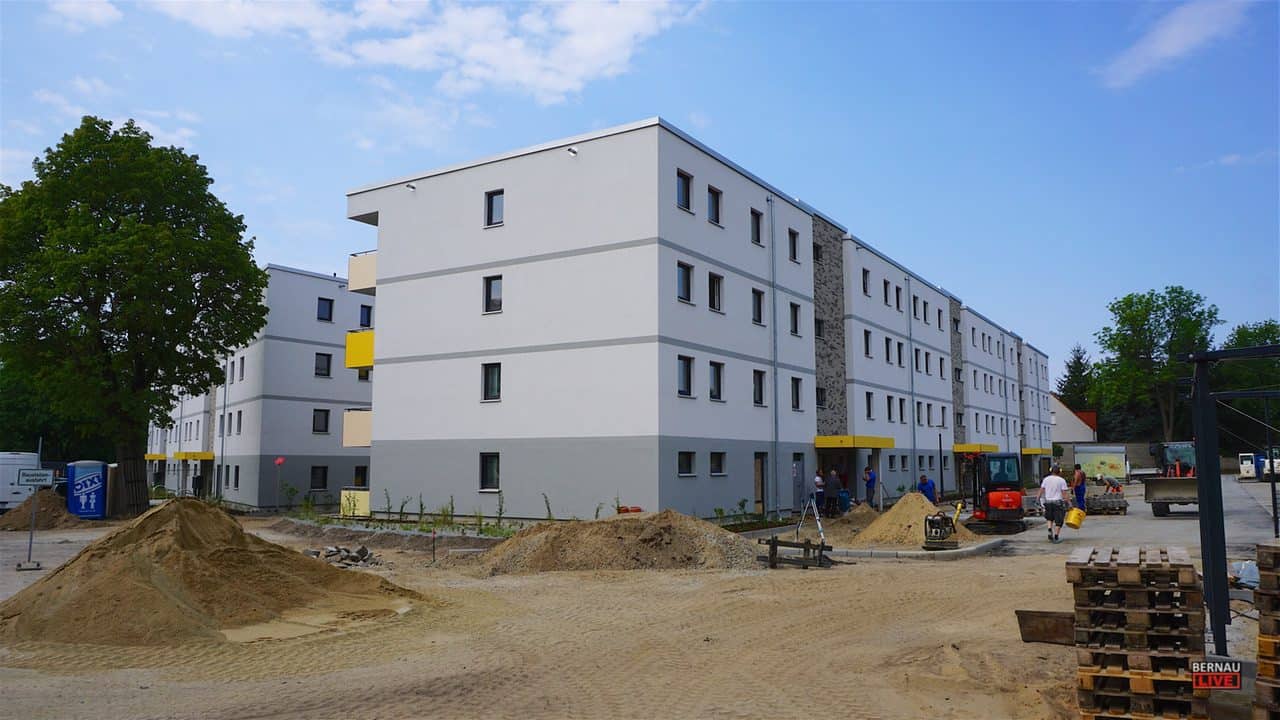Die WOBAU Bernau feierte heute die Fertigstellung von 53 Wohnungen