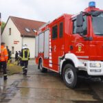 Bernau - Biesenthal: Rettungswache unter Wasser, Straßen überflutet 13 Bernau - Biesenthal: Rettungswache unter Wasser, Straßen überflutet