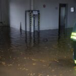 Bernau - Biesenthal: Rettungswache unter Wasser, Straßen überflutet 6 Bernau LIVE