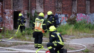 Kamerad der Feuerwehr Bernau bei Löscharbeiten verletzt