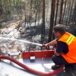 Fichtenwalde: Waldbrand gelöscht - Feuerwehren aus Barnim wohlbehalten zurück 13 Bernau LIVE