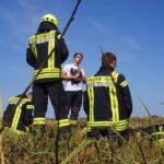 Bernau: Brand in Schönow unter Kontrolle - ein Kamerad verletzt 25 Bernau LIVE