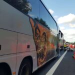 A10 - Nuthetal: Schwerer Verkehrsunfall mit Reisebus - 20 Verletzte
