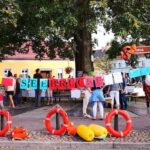 Gemeinsames Abendessen unter der alten Eiche in Biesenthal 3 Bernau LIVE