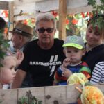 Bunt geschmückte Wagen beim Erntefest in Grüntal / Sydower Fließ 41 Bernau LIVE