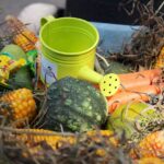 Bunt geschmückte Wagen beim Erntefest in Grüntal / Sydower Fließ 51 Bernau LIVE