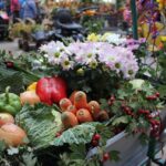 Bunt geschmückte Wagen beim Erntefest in Grüntal / Sydower Fließ 53 Bernau LIVE