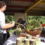 Bunt geschmückte Wagen beim Erntefest in Grüntal / Sydower Fließ 57 Bernau LIVE
