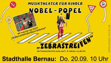 Bernau (Barnim): Zu einem lehrreichen und vergnüglichen Theaterstück rund um das Thema Verkehr lädt das Musiktheater Nobel Popel am 20.09. nach Bernau ein.