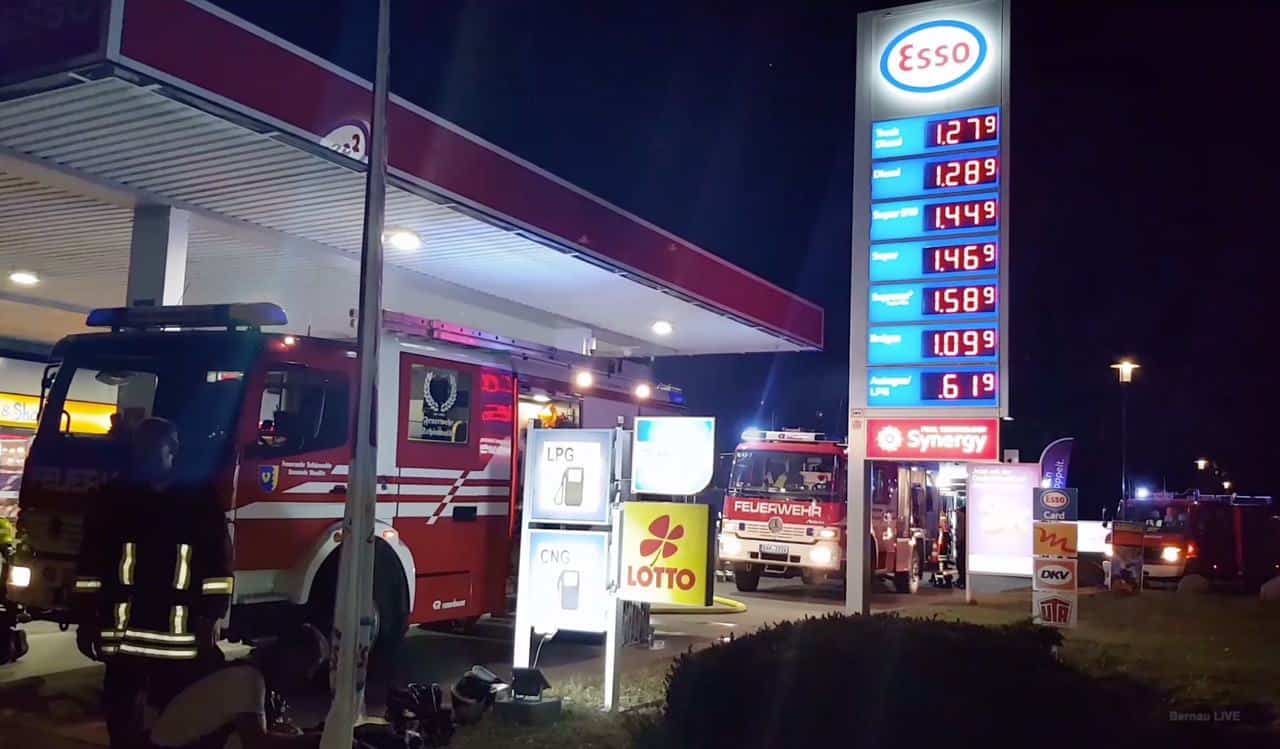 Rettungsübung der Feuerwehren Schönerlinde, Schönwalde und Basdorf