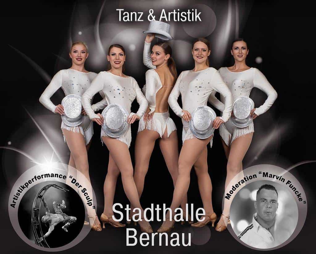 Tanz, Show und Artistik in der Stadthalle am Steintor in Bernau