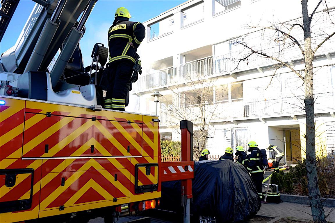 Feuerwehr Bernau: Brand in der Spreeallee zum Glück schnell gelöscht