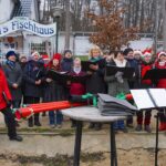 Bernauer Eisheilige - Eisbaden in Lanke: Wasser 3,1 Grad - Luft 0 Grad 9 Bernau LIVE
